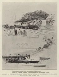 Accident to the Great Northern Railway Scotch Express at St Neots, Huntingdonshire